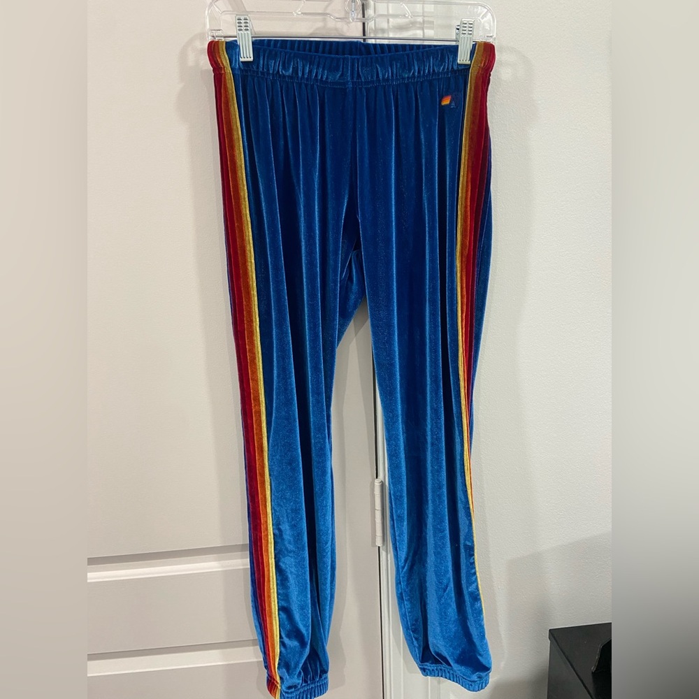 Aviator Nation velvet sweatpants